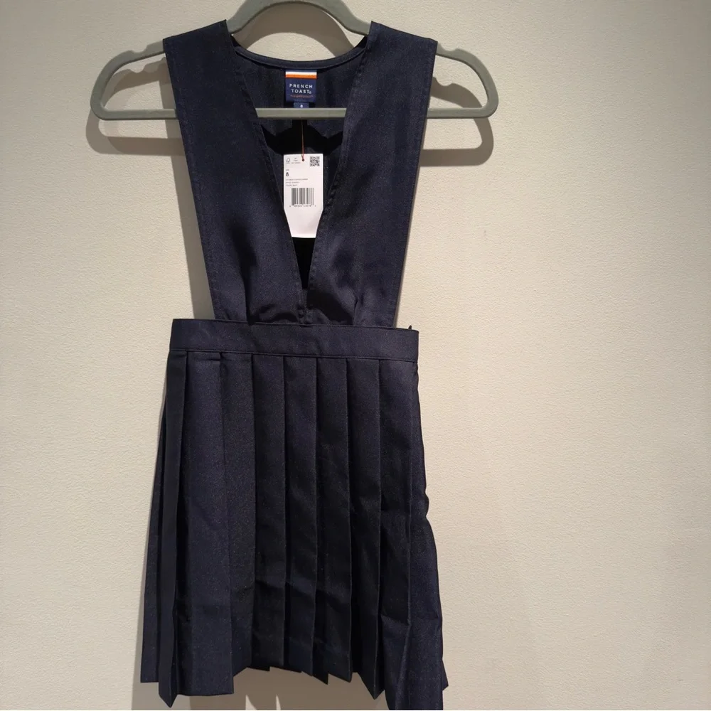 NWT- French Toast Navy Pleated Girls Dress Uniform Size 8
